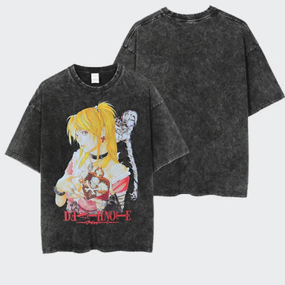 Vintage Misa Amane Death Note T-Shirt – Oversized Streetwear Vibes