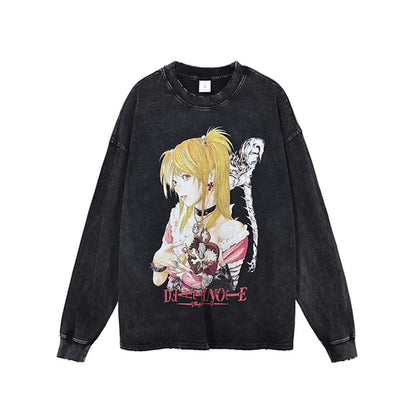 Vintage Misa Amane Death Note T-Shirt – Oversized Streetwear Vibes