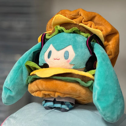 Hatsune Miku Kawaii Q Version Figure Plush Doll Cute Hamburg plush