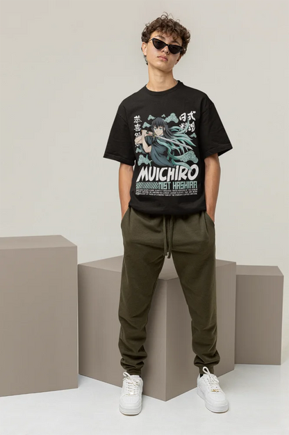 Muichiro Tokito Mist Hashira T-Shirt – Demon Slayer Organic Cotton Tee