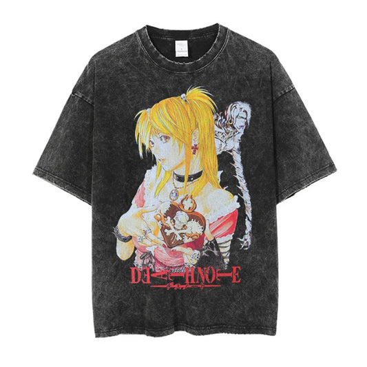 Vintage Misa Amane Death Note T-Shirt – Oversized Streetwear Vibes