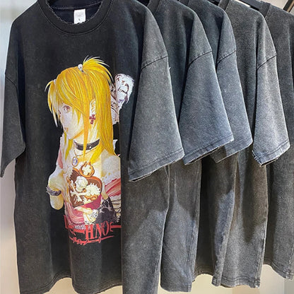 Vintage Misa Amane Death Note T-Shirt – Oversized Streetwear Vibes