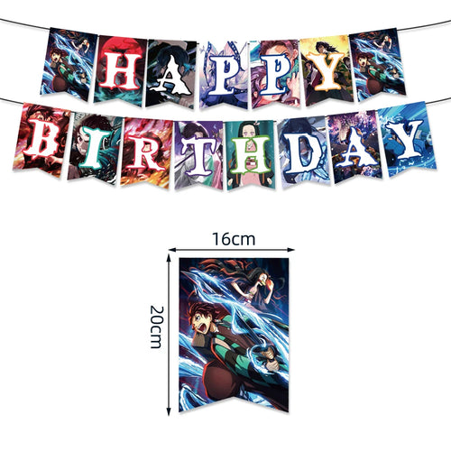 Demon Slayer Party Decoration Set